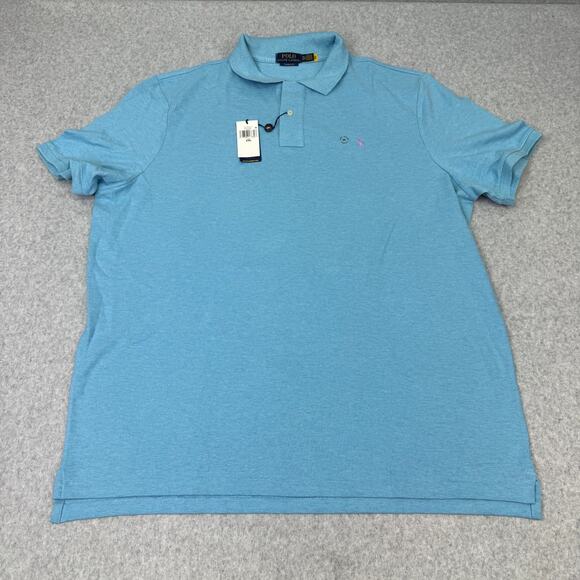 Polo by Ralph Lauren Other - Polo Ralph Lauren Men's XXL Classic Fit Shirt Collared Pony Blue NWT